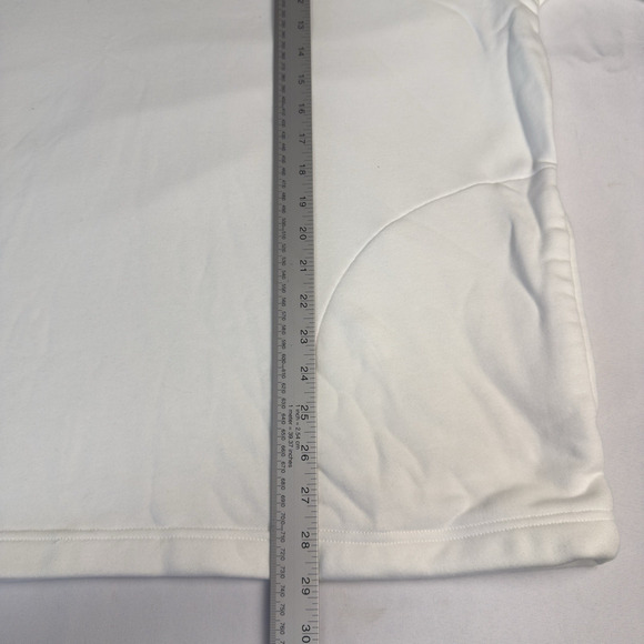 Nike Club Fleece Oversized Mock-Neck Sweatshirt Womens Medium FB8664-100 White - Picture 4 of 10